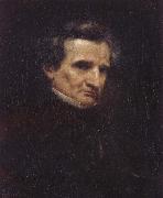 Gustave Courbet Portrait of Hector Berlioz painting
